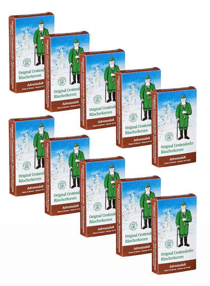 Original Crottendorf Incense Cones 10x 24 PCS (Advent Scent, Pack of 10)