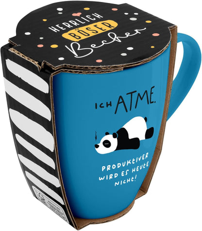 Sheepworld Mug with Saying | 350ml | Design "I breathe..."