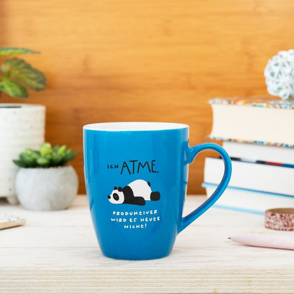 Sheepworld Mug with Saying | 350ml | Design "I breathe..."
