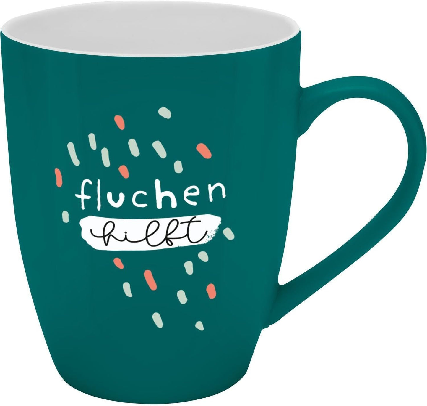 Tazza Sheepworld con scritta | 350ml | Motivo "Bestemmiare aiuta"