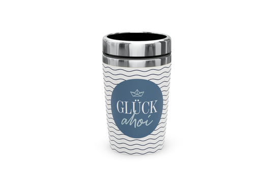 La Vida Travel Mug | Stainless Steel | 240 ml | Happiness Ahoy