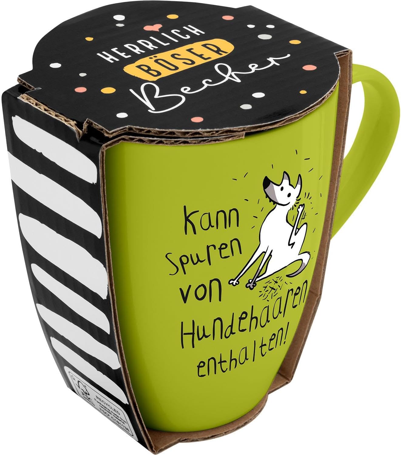 Sheepworld Mug with Quote | 350ml | Design "Dog Hair"