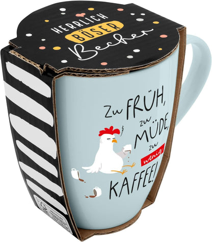 Sheepworld Becher mit Spruch | 350ml | Motiv "zu wenig Kaffee"
