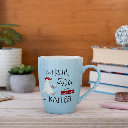 Sheepworld Becher mit Spruch | 350ml | Motiv "zu wenig Kaffee"