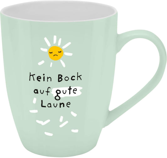 Sheepworld Becher mit Spruch | 350ml | Motiv "Kein Bock auf gute Laune"