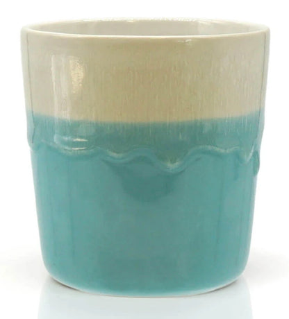 Mea-Living STONEWARE Tazza | "Lieblingsmensch" | azzurro | gres fatto a mano | 280 ml