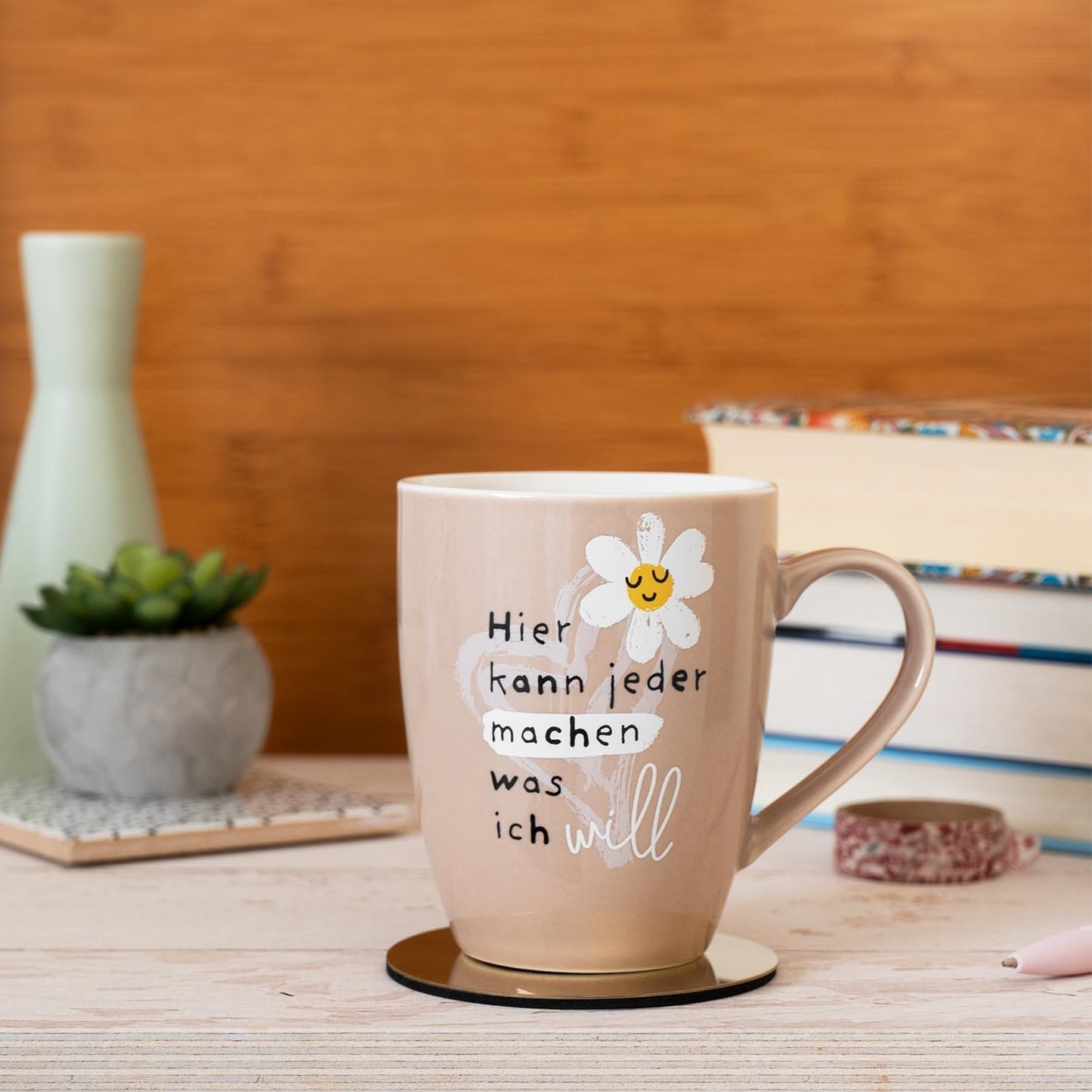 Sheepworld Becher mit Spruch | 350ml | Motiv "Nett kann ich auch..."