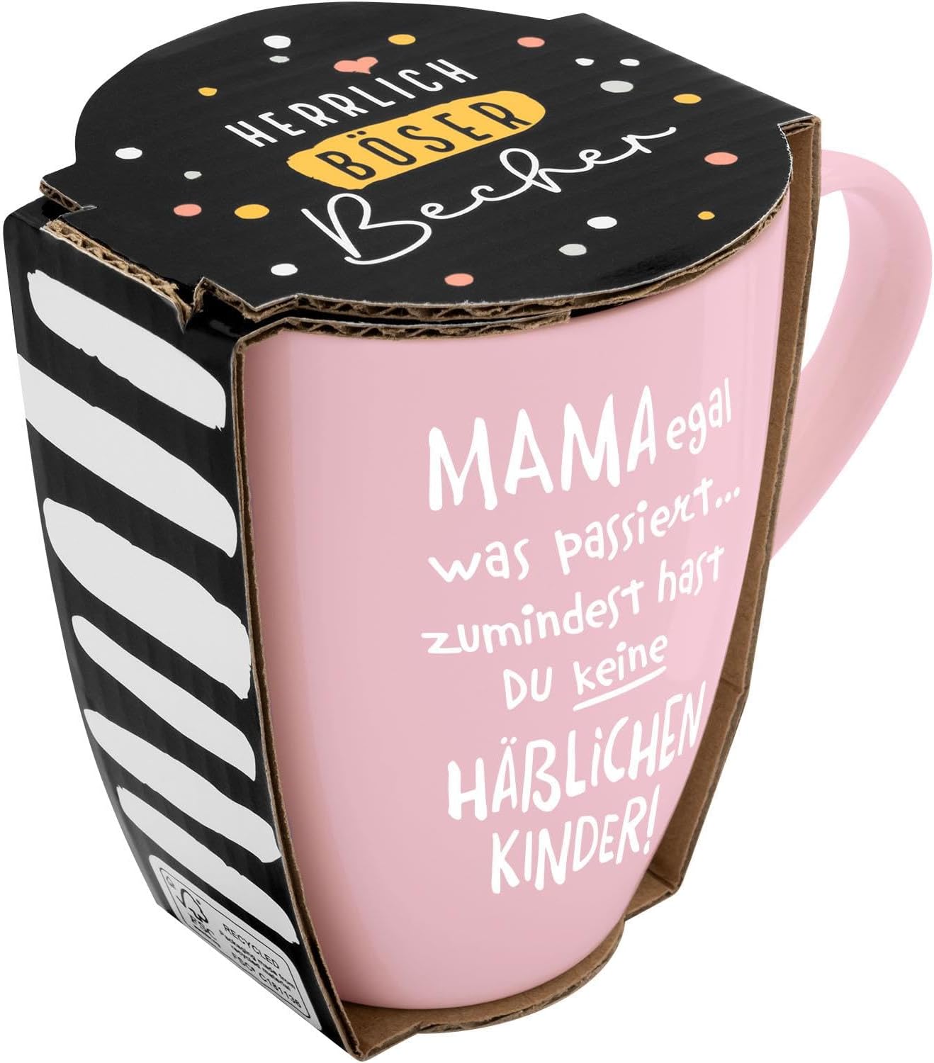 Sheepworld Mug with Saying | 350ml | Design "Mama egal"