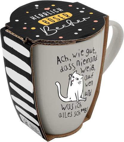Sheepworld Mug with Saying | 350ml | Design "Nobody Knows"