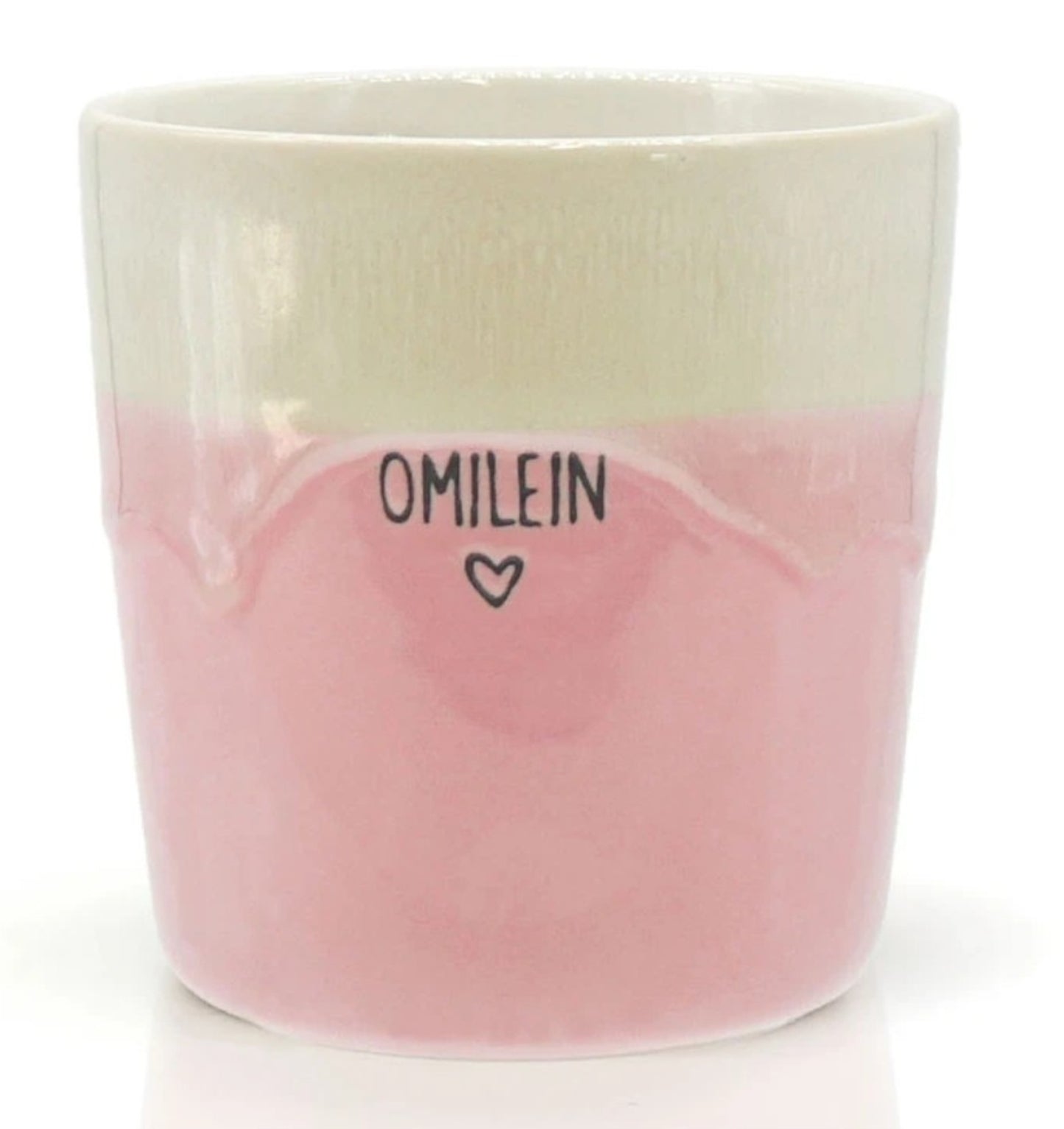 Mea-Living STONEWARE Mug | "Omilein" | pink | handmade stoneware | 280 ml