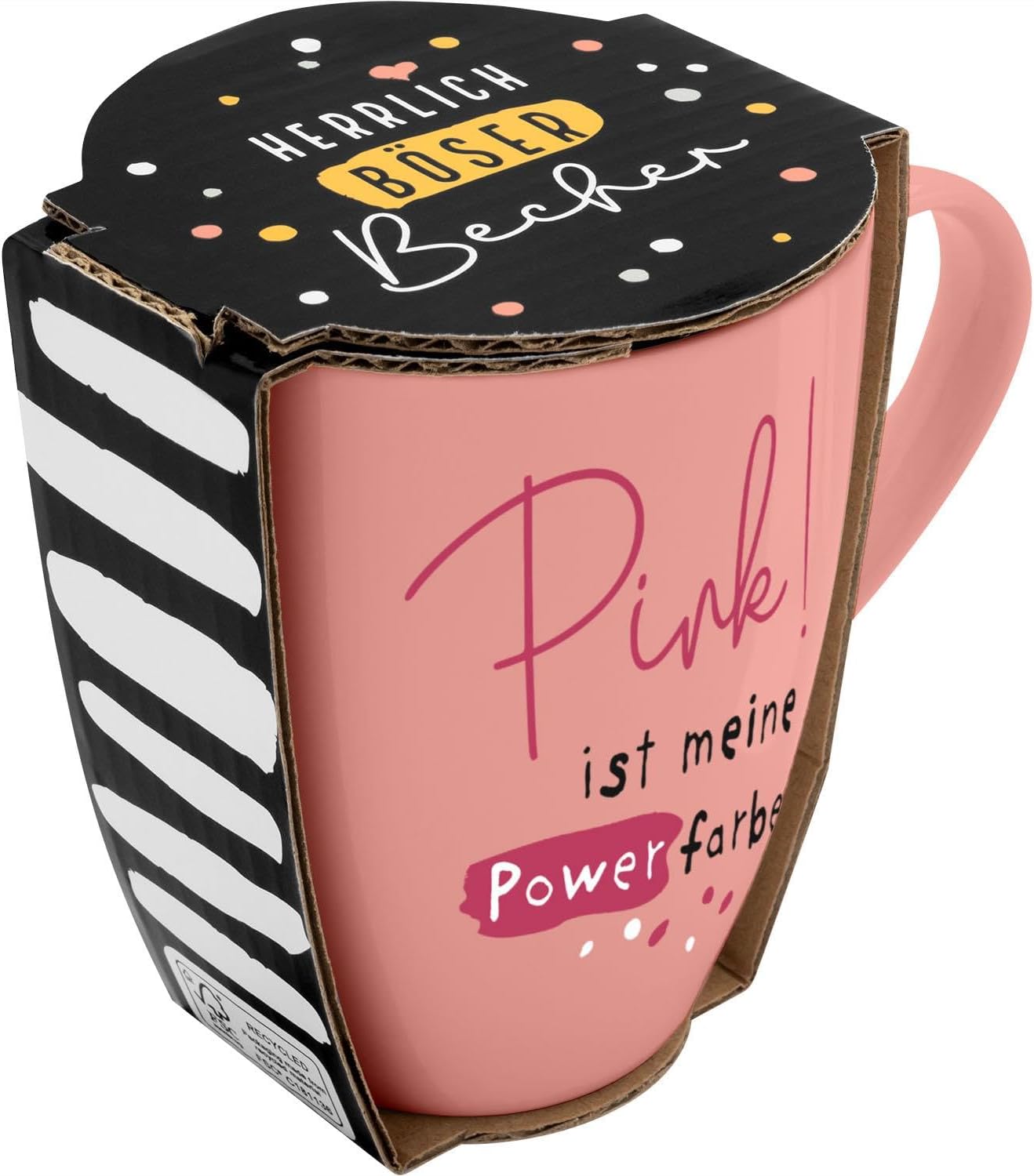 Sheepworld Mug with Saying | 350ml | "Pink" Design