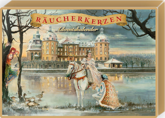 Incense Cone Advent Calendar, Design: Three Wishes for Cinderella