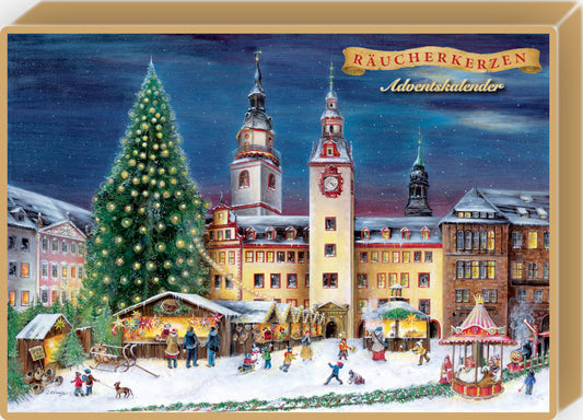 Incense Cone Advent Calendar, Design: Chemnitz