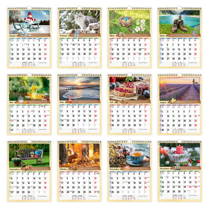 TRÖTSCH Rentner-Wand-Kalender 2027 Classic-Kalender 24 x 33 cm