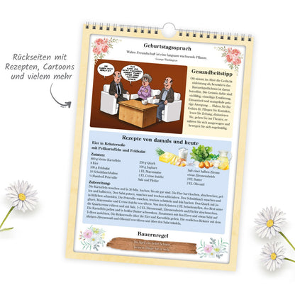 TRÖTSCH Rentner-Wand-Kalender 2027 Classic-Kalender 24 x 33 cm