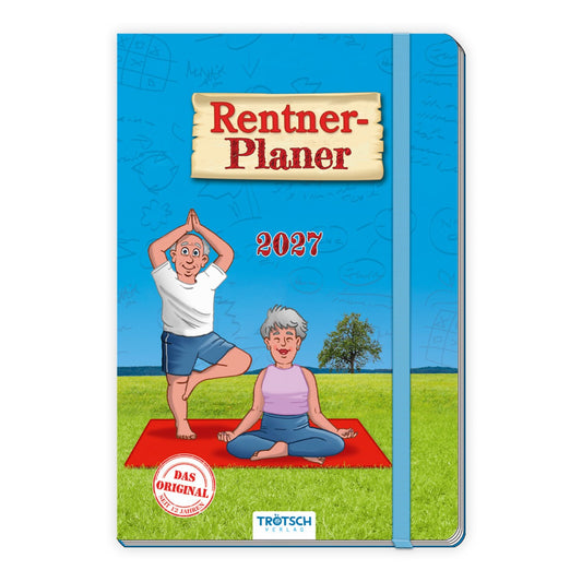 TRÖTSCH Rentner-Buch-Kalender 2027 Rentnerplaner 10 x 15 cm