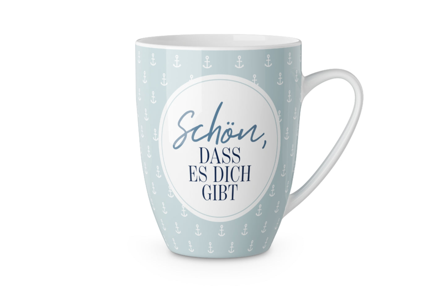 La Vida Mug for You | 250 ml | Porcelain Mug | "Glad You Exist" (Anchor)