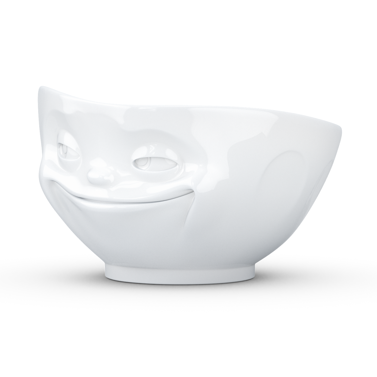 FIFTYEIGHT PRODUCTS / Tassen / Schale „Grinsend (Porzellan, 500ml, weiß, Made in Germany)
