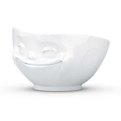 FIFTYEIGHT PRODUCTS / Tassen / Schale „Grinsend (Porzellan, 500ml, weiß, Made in Germany)