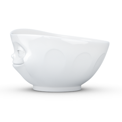 FIFTYEIGHT PRODUCTS / Tassen / Schale „Grinsend (Porzellan, 500ml, weiß, Made in Germany)