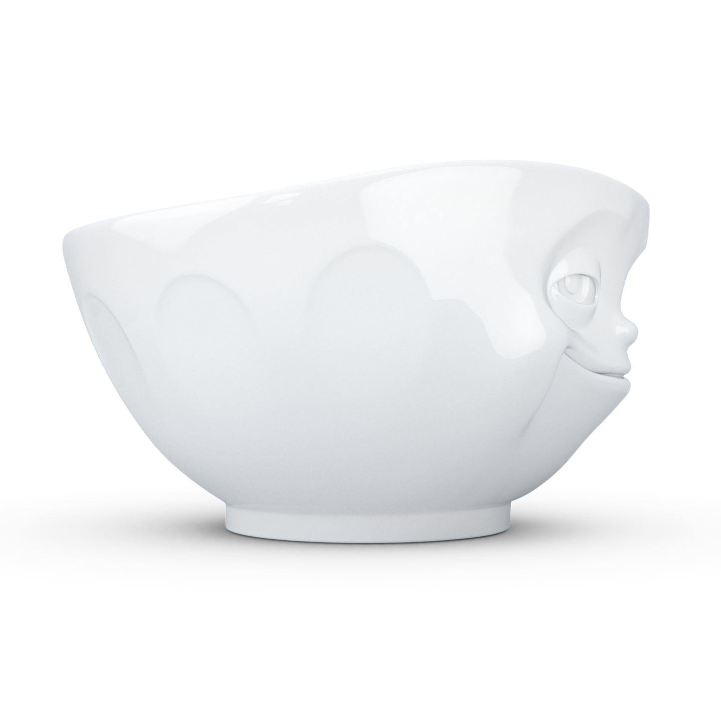 FIFTYEIGHT PRODUCTS / Tassen / Schale „Grinsend (Porzellan, 500ml, weiß, Made in Germany)
