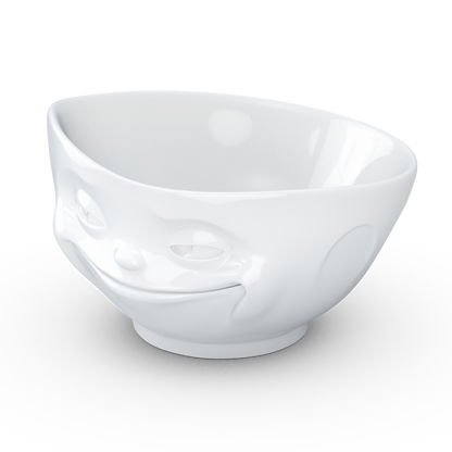 FIFTYEIGHT PRODUCTS / Tassen / Schale „Grinsend (Porzellan, 500ml, weiß, Made in Germany)