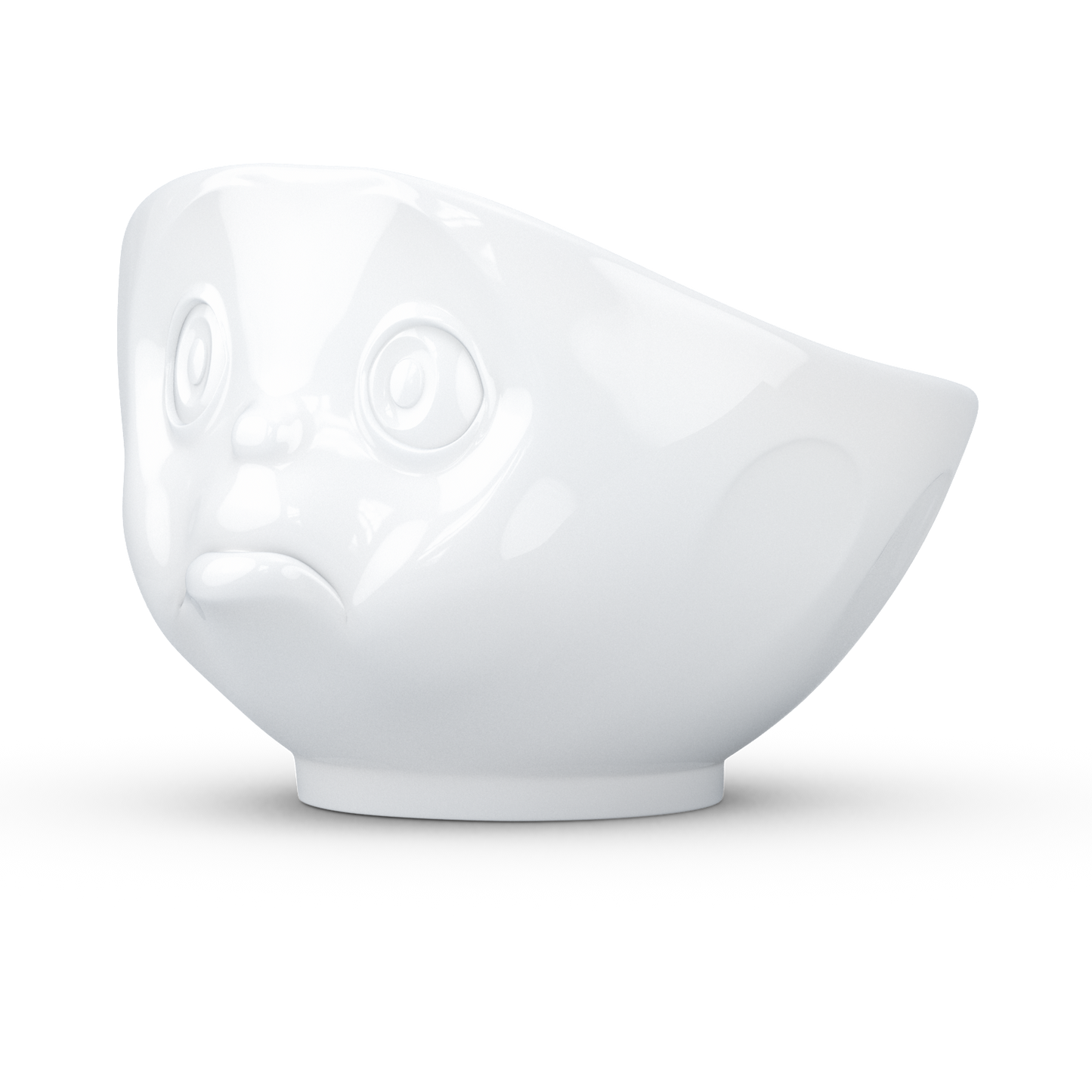 FIFTYEIGHT PRODUCTS / Mugs / "Pouting" Bowl (Porcelain, 500ml, white, Made in Germany)