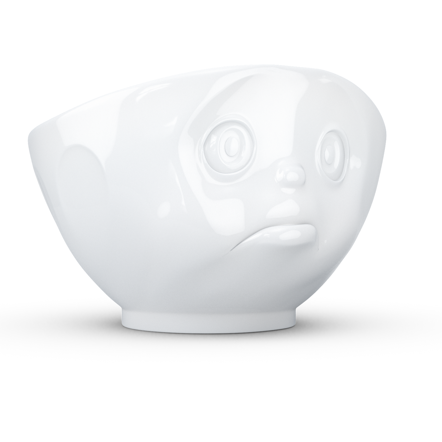 FIFTYEIGHT PRODUCTS / Mugs / "Pouting" Bowl (Porcelain, 500ml, white, Made in Germany)