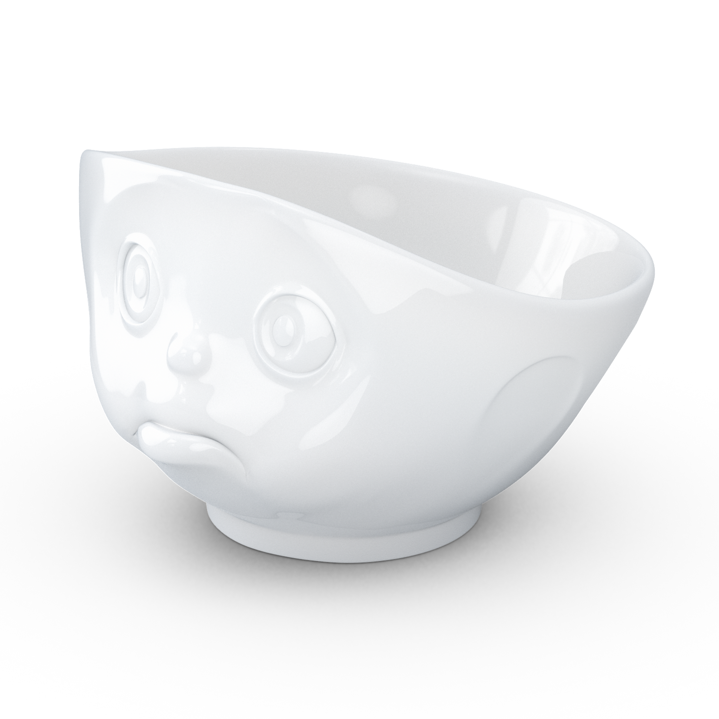 FIFTYEIGHT PRODUCTS / Mugs / "Pouting" Bowl (Porcelain, 500ml, white, Made in Germany)