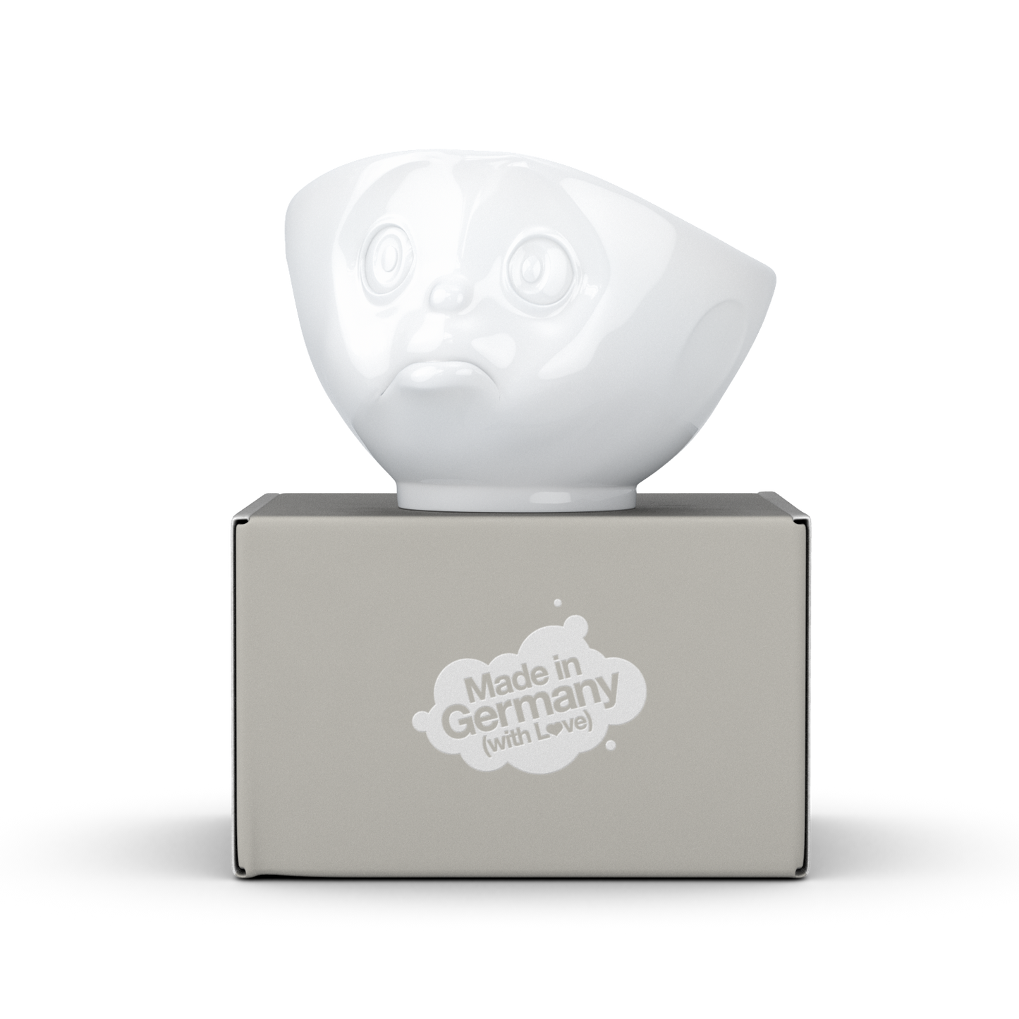 FIFTYEIGHT PRODUCTS / Mugs / "Pouting" Bowl (Porcelain, 500ml, white, Made in Germany)