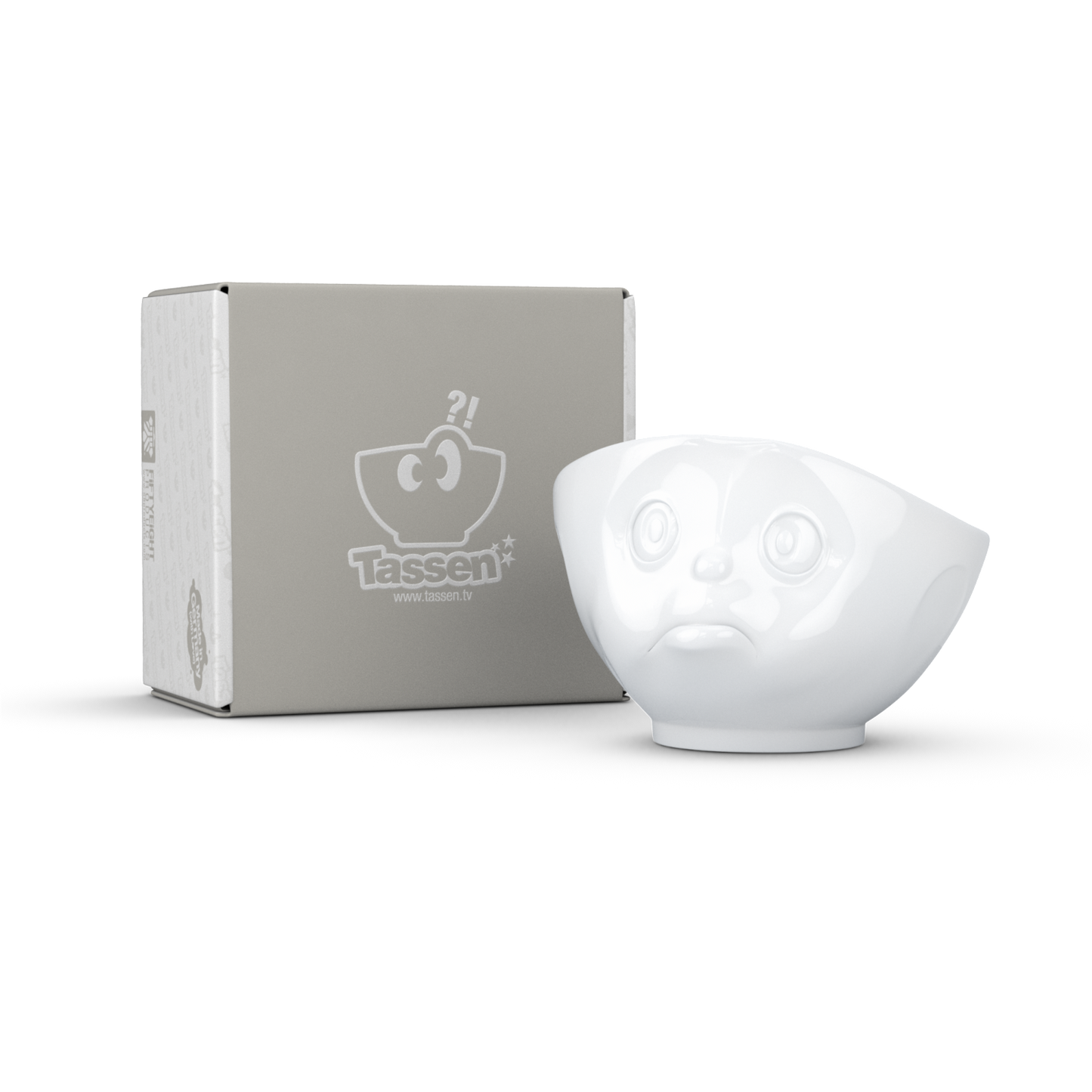FIFTYEIGHT PRODUCTS / Mugs / "Pouting" Bowl (Porcelain, 500ml, white, Made in Germany)