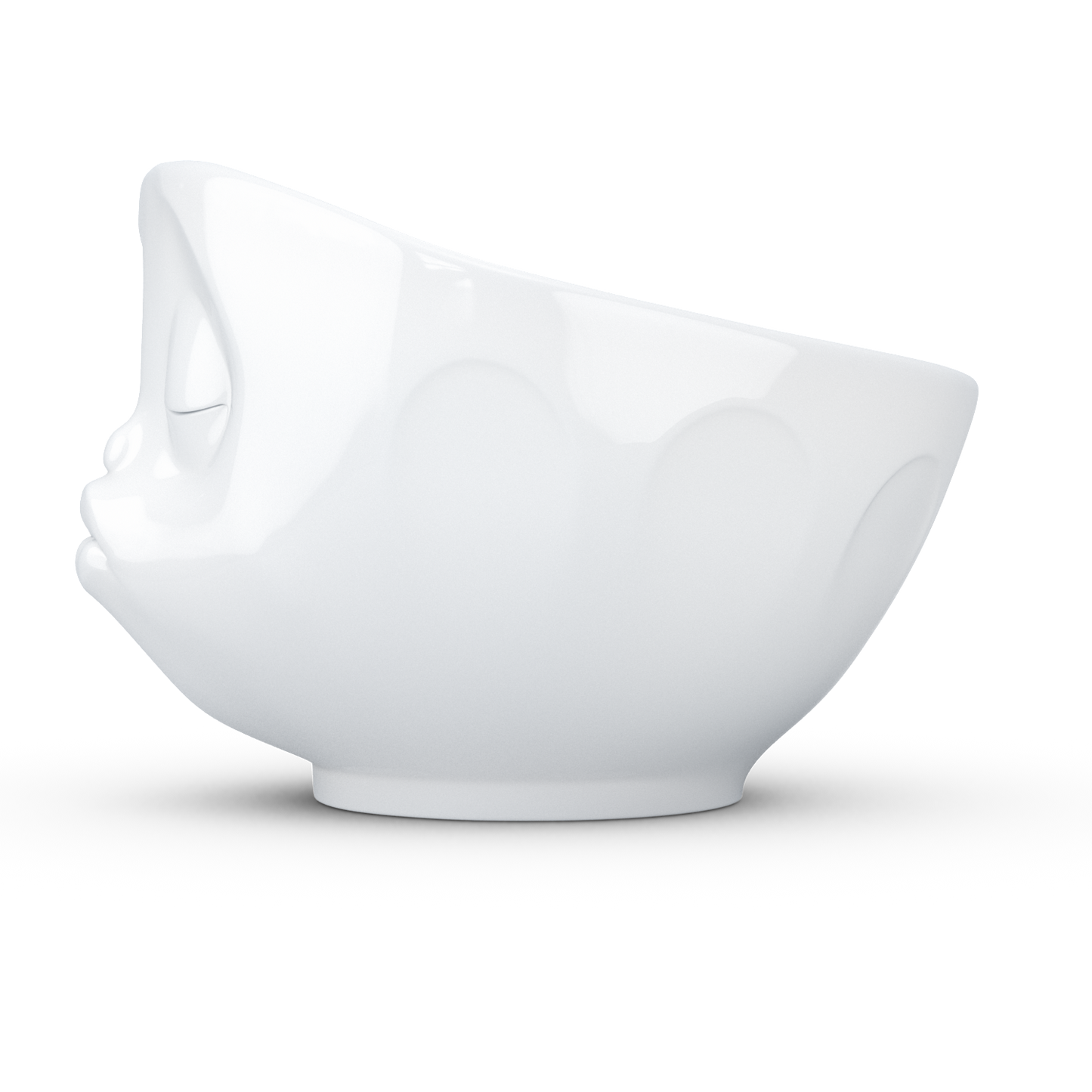 FIFTYEIGHT PRODUCTS / Tassen / Schale „Küssend“ (Porzellan, 500ml, weiß, Made in Germany)
