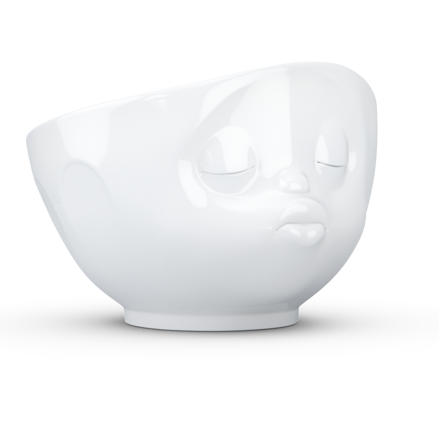 FIFTYEIGHT PRODUCTS / Tassen / Schale „Küssend“ (Porzellan, 500ml, weiß, Made in Germany)