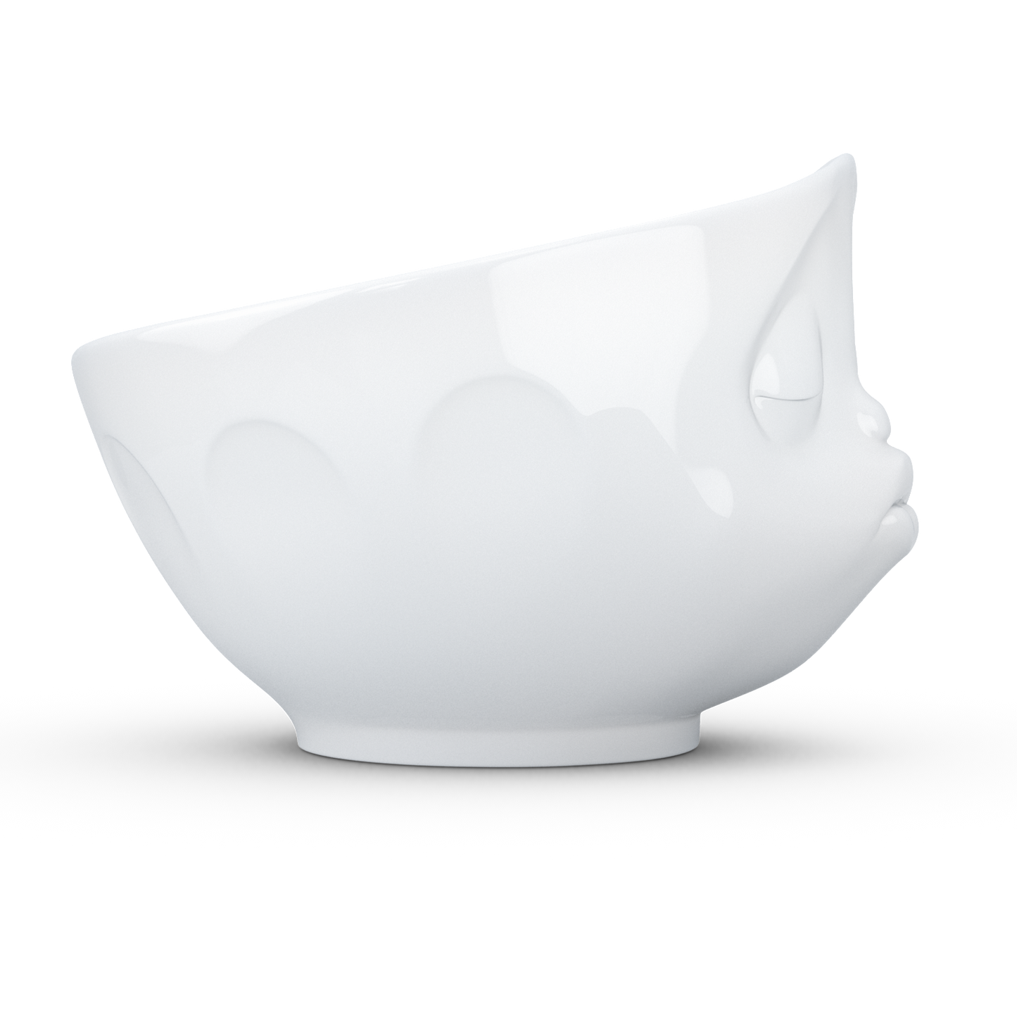 FIFTYEIGHT PRODUCTS / Tassen / Schale „Küssend“ (Porzellan, 500ml, weiß, Made in Germany)