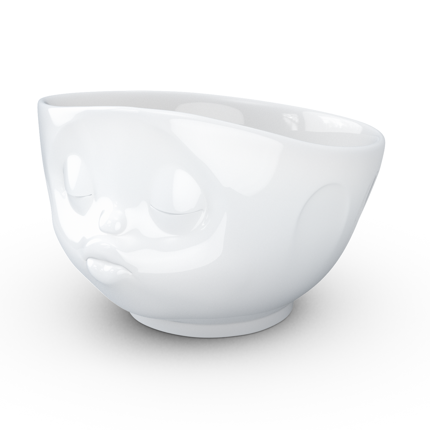 FIFTYEIGHT PRODUCTS / Tassen / Schale „Küssend“ (Porzellan, 500ml, weiß, Made in Germany)