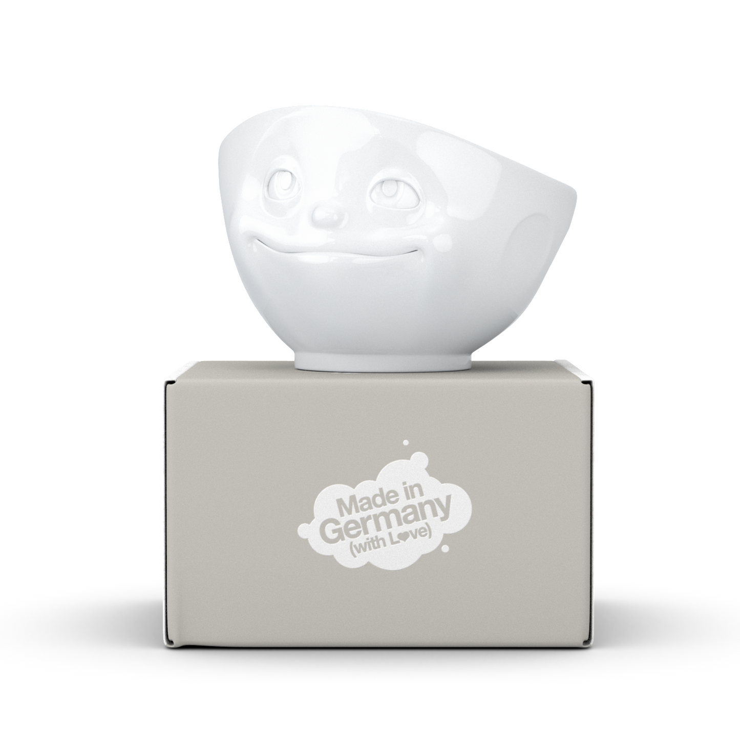 FIFTYEIGHT PRODUCTS / Bowl "Dreamy" (Porcelain, 500ml, white, Made in Germany)