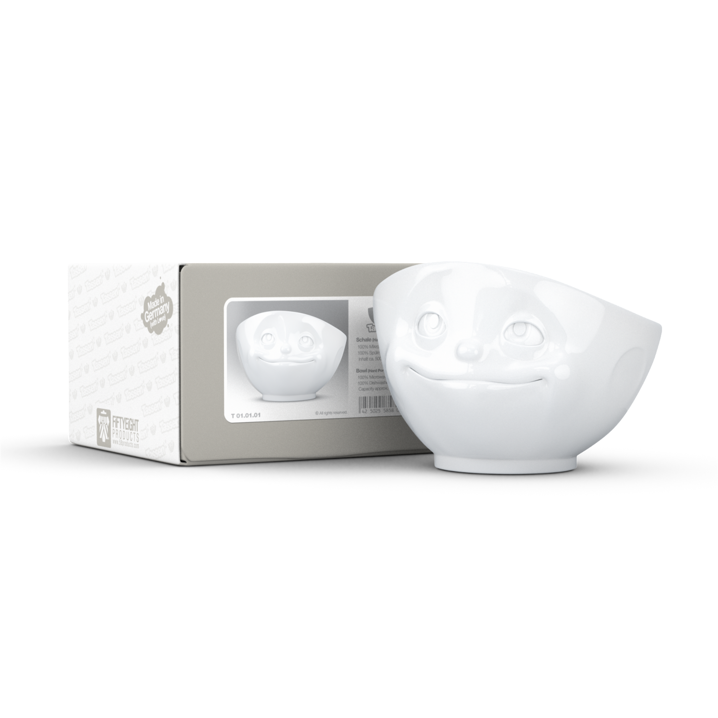 FIFTYEIGHT PRODUCTS / Bowl "Dreamy" (Porcelain, 500ml, white, Made in Germany)