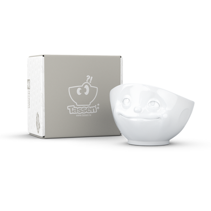 FIFTYEIGHT PRODUCTS / Bowl "Dreamy" (Porcelain, 500ml, white, Made in Germany)