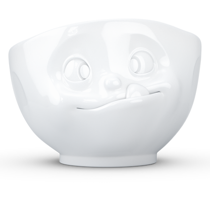 FIFTYEIGHT PRODUCTS / Cups / Bowl "Delicious" (porcelain, 500ml, white, Made in Germany)
