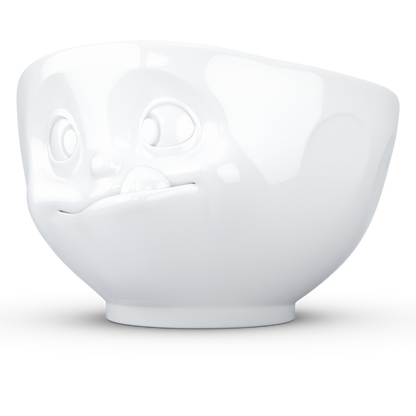 FIFTYEIGHT PRODUCTS / Cups / Bowl "Delicious" (porcelain, 500ml, white, Made in Germany)