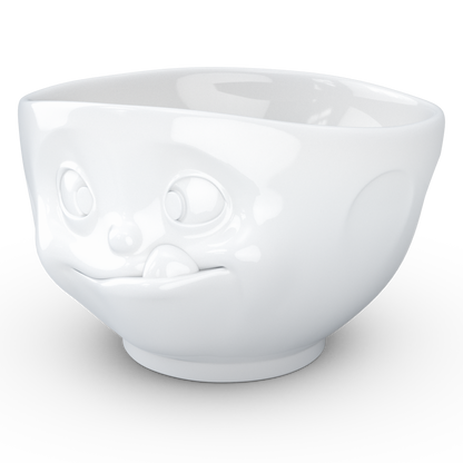 FIFTYEIGHT PRODUCTS / Cups / Bowl "Delicious" (porcelain, 500ml, white, Made in Germany)