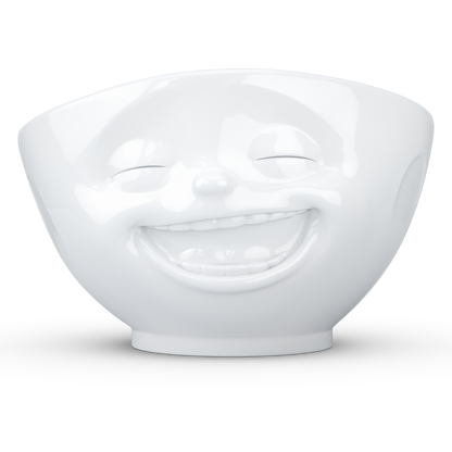 FIFTYEIGHT PRODUCTS / Mugs / "Laughing" Bowl (Porcelain, 500ml, white, Made in Germany)