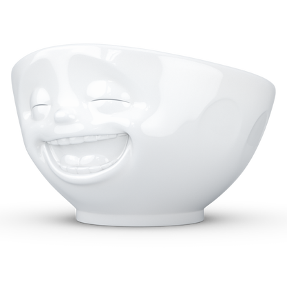 FIFTYEIGHT PRODUCTS / Mugs / "Laughing" Bowl (Porcelain, 500ml, white, Made in Germany)