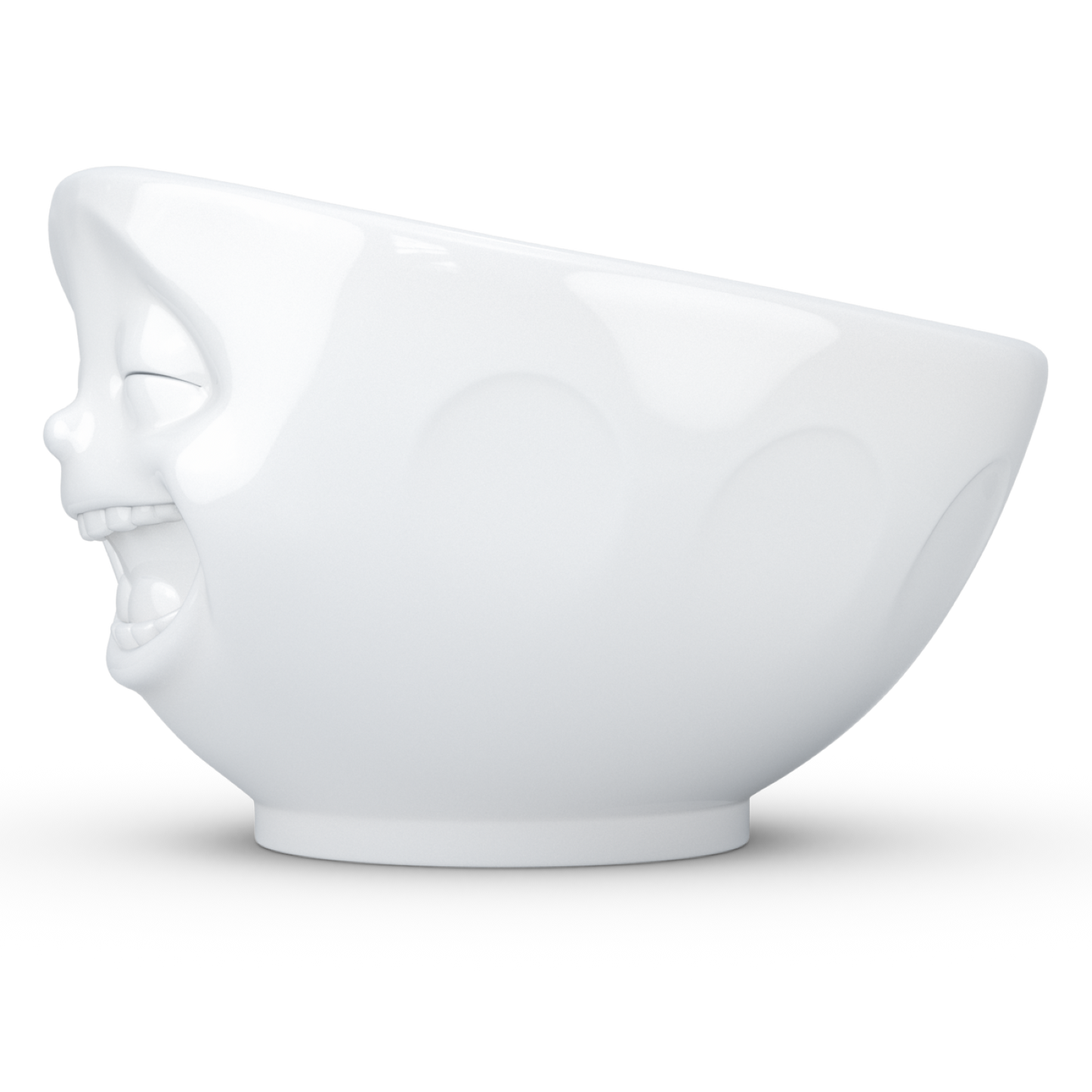 FIFTYEIGHT PRODUCTS / Mugs / "Laughing" Bowl (Porcelain, 500ml, white, Made in Germany)