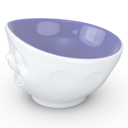 FIFTYEIGHT PRODUCTS / Tazze / Ciotola "Sorridendo" (Porcellana, 500ml, interno lavanda, Made in Germany)