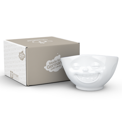 FIFTYEIGHT PRODUCTS / Tazze / Ciotola "Sorridendo" (Porcellana, 500ml, interno lavanda, Made in Germany)