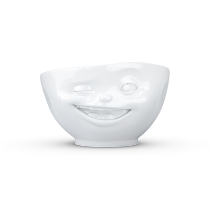FIFTYEIGHT PRODUCTS / Bowl white 500 ml, Winking, (Porcelain, 500ml, White, Made in Germany)
