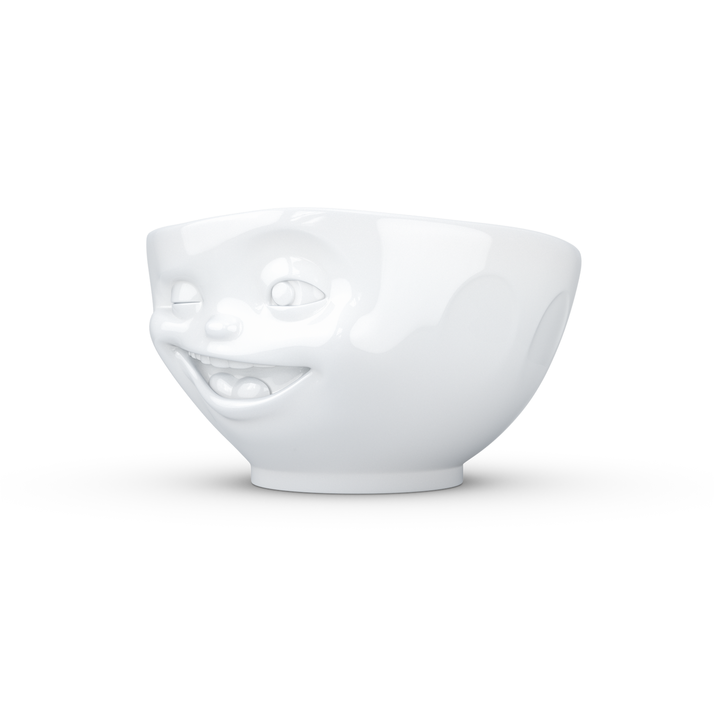 FIFTYEIGHT PRODUCTS / Bowl white 500 ml, Winking, (Porcelain, 500ml, White, Made in Germany)