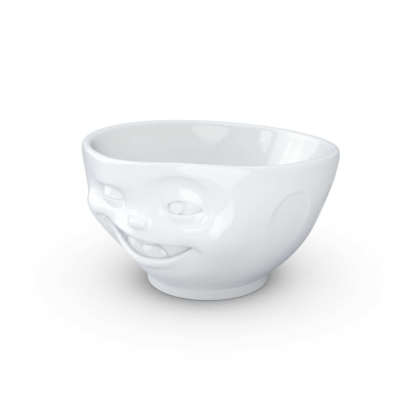 FIFTYEIGHT PRODUCTS / Bowl white 500 ml, Winking, (Porcelain, 500ml, White, Made in Germany)