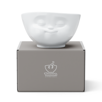FIFTYEIGHT PRODUCTS / "Munching" Bowl (Porcelain, 500 ml, white, Made in Germany)